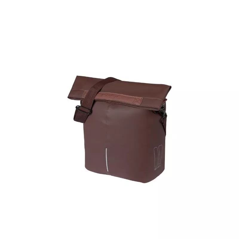City Shopper En Cuir Végétal - Basil - Sacoche Vélo 14-16L